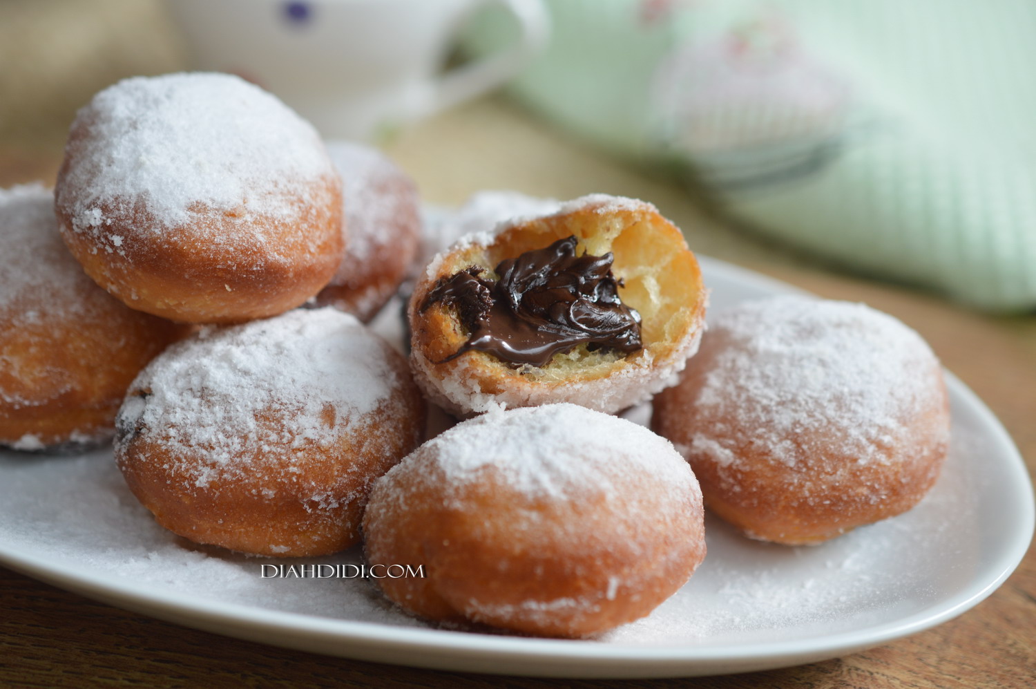 resep roti isi coklat  leleh